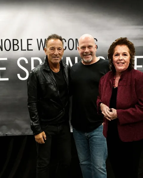 Andrea Sims with Bruce Springsteen Andrea Sims with Bruce Springsteen
