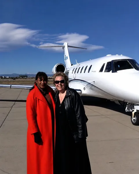 Andrea Sims with Pam Grier Andrea Sims with Pam Grier